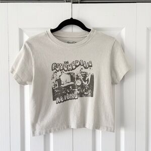 Brandy Melville John Galt Graphic Baby Tee